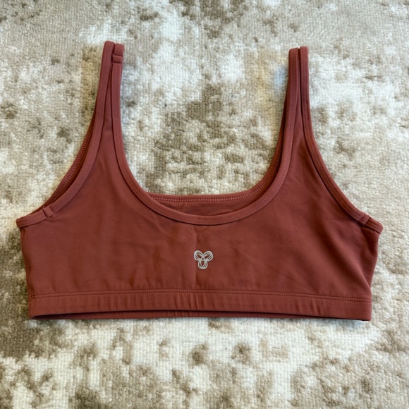 TnAction TNABUTTER™ MINI BRA TOP in RED ARGIL - Picture 3 of 5